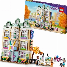 Begeisternde LEGO 41711 Friends Emmas Kunstschule: Kreatives Puppenhaus-Spielzeug für Mädchen und Jungen ab 8 Jahren