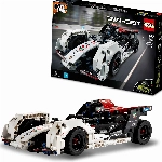 LEGO 42137 Technic Formula E Porsche 99X Electric, Rennauto für Jungen und Mädchen 9 year +, Modellauto-Bausatz, Spielzeugauto mit Rückziehmotor, Geschenk zu Weihnachten