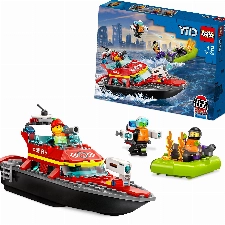 Spannendes LEGO 60373 City Feuerwehrboot: Wasserspaß für kleine Abenteurer!