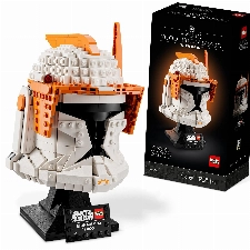 LEGO 75350 Star Wars Clone Commander Cody Helm Set für Erwachsene, The Clone Wars Erinnerungsstück der 2023 Serie, Geschenk für die Sammlung, Deko-Modell