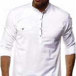 Leif Nelson Hemd Herren für Freizeit | Slim Fit Kurzarm Hemd Herren Stehkragen & Trachtenhemd Herren | Freizeithemden für Herren | Leinenhemd Herren Kurzarm | Hemden Shirt für Herren-Männer| LN-3865