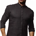 Leif Nelson Leinenhemd Herren Kurzarm | Slim Fit Kurzarm Hemd Herren Stehkragen & Trachtenhemd Herren | Freizeithemden für Herren |Hemd Herren für Freizeit | Hemden Shirt für Herren-Männer| LN-3875
