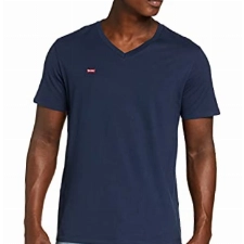 Levi's Herren Original Housemark V-Neck T-Shirt, Dress Blues, XXL