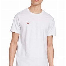 Levi's Herren Ss Original Hm Tee T-Shirt , Cotton + Patch White, L