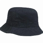 Lipodo Schlapphut Damen/Herren - Hut aus 100% Baumwolle - Stoffhut L/XL (58-61 cm) - Sonnenhut Blau, Grau, Beige - Fischerhut knautschbar