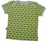 Loud + Proud Unisex - Baby T-Shirts Tierdruck 204, Grün (Moos ), 98/104