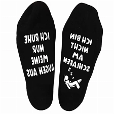 Lustige Socken Geburtstagsgeschenke für Männer Papa Opa Sohn Frauen Oma Tochter Geschenk Vatertagsgeschenke rutschfest