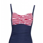 Maritimer Damen Sailor Matrosen Pin Up Rockabilly Retro Badeanzug – Gr. S