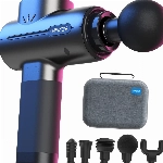 Massagepistole Massage Gun, RENPHO Massagepistole bis zu 3200U/min Massagegerät mit 2500mAh Akku und USB C Ladeanschluss zur Linderung von Muskelschmerzen, Schwarz