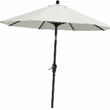 MASTERCANOPY 230 cm Sonnenschirm Patioschirm Gartenschirm Terrassenschirm Tischschirm Martkschirm 8 Rippen, Hellbeige