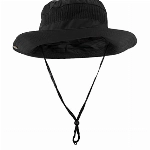 MeOkey Sonnenhut Herren Damen UV Schutz Sommerhut Gartenhut Faltbar Safari Sonnenschutz Hut Breite Krempe Outdoor Wanderhut Anglerhut - Schwarz