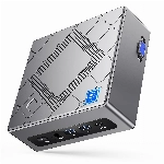 Mini PC Intel i7-10710U Core (bis zu 4,7 GHz) Mini Computer, 16GB RAM 512GB SSD Desktop PC Windows11 Pro WiFi6 BT4.2 Typ-C USB3.0 VESA für 4K HDMI*2 3-Bildschirm-Display Geschenk 4K Heimkino/Büro