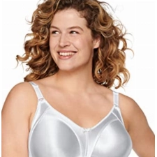 Naturana® Minimizer BH ohne Bügel [Cup B-G] maximaler Halt Dank Perfekter Schnittführung & Breiten Trägern I Eleganter BH Minimizer für eine optisch kleinere Cupgröße 85 Weiss D