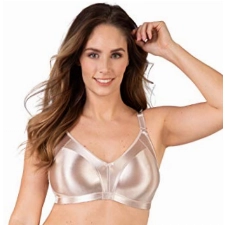 Naturana® Minimizer BH ohne Bügel [Cup B-G] maximaler Halt Dank Perfekter Schnittführung & Breiten Trägern I Eleganter BH Minimizer für eine optisch kleinere Cupgröße 95 Light Beige D