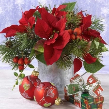 NeuInwir DIY Diamond Painting Kits for Adults Weihnachten Rot Weihnachtsstern Blumen 30x30cm, 5D Full Drills Round Art Craft Crystal Rhinestone (Joker)