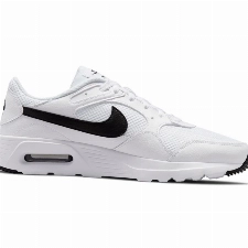 Nike Air Max SC, Herrenschuhe Mann, Weiß/Schwarz-Weiß, 43 EU