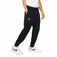 Nike Herren Sportswear Club Fleece Jogginghose, Black/Black/White, XL