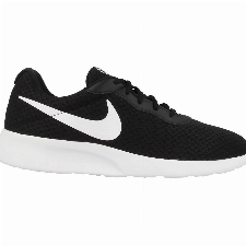 Nike Herren Tanjun Shoes Sneaker, Black White Barely Volt Black, 46 EU