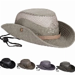 Obling Sonnenhut Herren Damen UPF 50+ Schutz Atmungsaktiv Quick Dry Fischerhut Outdoor Hut Faltbar Wanderhut Buschhüte Hut (Khaki)