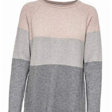 ONLY Damen Mini Strickkleid Lily Langarm 15144171 mahagany Rose Melange S