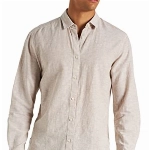 ONLY & SONS Herren Onscaiden Life Ls Solid Linen Shirt Noos Hemd, Chinchilla, L EU