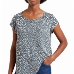 ONLY Women's ONLVIC SS AOP TOP NOOS PTM T-Shirt, Blue Mirage/Tonal Ditsy, 38