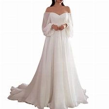 ORANDESIGNE Abendkleid Damen Lang Elegant Ballkleid V-Ausschnitt Maxikleid Sommerkleid Taillenbankettkleid Årmelloses Cocktailkleid Split Kleid Hohe Taille Weihnachtskleider F Weiß M