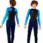 Originale Kids Neoprenanzug 3 mm, Ultra-Stretch Ganzkörper-Tauchanzug, einteilig, für Jugend Jungen Mädchen, Schnorcheln, Tauchen, Schwimmen, Surfen