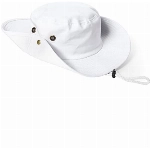 Outdoor-Sonnenhüte aus gewaschener Baumwolle, Safari, Boonie, Fischerhut - Weiß - X-Large