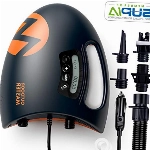 OutdoorMaster The Shark Elektrische Luftpumpe SUP Pumpe Hochdruck mit 20PSI 12V DC Aktives Kühlsystem Intelligente Zweistufige Inflation Auto-Off für Aufblasbares Paddle Board Boote Wassersport