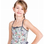 Petit Amour Mädchen-Badeanzug Kinder-Bademode MyBird Bademode für Kinder und Jugendliche Größen 92 98 104 110 116 122 128 134 140 146 152 158 bunt weiß Gr. 152/158