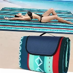 Picknickdecke 200x200cm Outdoor Picknickdecke Wasserdicht 2-5 Personen Wasserdicht Stranddecke Campingdecke Wärmeisoliert Fleece Isolierte Picknickdecke, Große Picknickdecke Mit Tragegrif Campingdecke