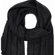 PIECES Damen Pcpyron Long Scarf Noos Schal, Schwarz, Einheitsgröße EU