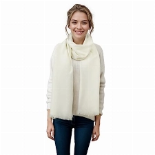 PIOYMEYA Schal Ivory Stola Festlich für Abendkleid Winter Schals Tücher Damen Pashmina