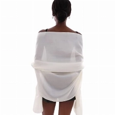 PIOYMEYA Stola Elfenbein Festlich für Abendkleid Damen Schals Tücher Sommer Dünn Schaltuch Pashmina