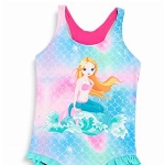 Playshoes Mädchen UV-Schutz Badeanzug Meerjungfrau 461263, 18 - Pink, 110-116