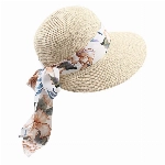 POIUIYQA Traveller Strohhut Damen Sonnenhut Frauen Hut Sommer Sommertraveller Strohhut mit Futterband