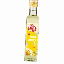 Popcorn Öl für Mais 250 ml Hocherhitzbar Butter High Oleic Fett mit Butteraroma Buttergeschmack Oil Omega Hocherhitzbares Bratöl Popcornmaschine Zucker Salz Rapsöl Sonnenblumenöl