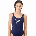PUMA Damen zwempak Badeanzug, Navy, M EU