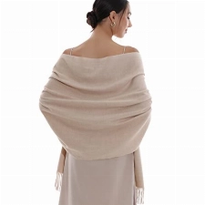 RIIQIICHY Damen Schal Beige Stola Fur abendkleid Winter Pashmina Schals tücher für Frauen Warme Schal
