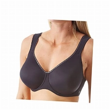 Rosa Faia Damen BH (Mit Bügel) 5694 Bügel-BH Twin Firm, Gr. 90E, Schwarz (Schwarz 001)