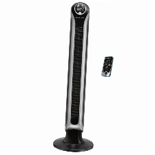 Rowenta VU6670 Eole Infinite, Turmventilator, Timer bis zu 8 Stunden, 3 Geschwindigkeiten, Fernbedienung, automatische Abschaltung, Piano Schwarz