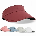 SAITAG Sonnenvisier Visor Cap Sonnenhut Sonnenschild Unisex, Mode Sonnenblende Verstellbar, Sonne Visier Cap Atmungsaktiv und Schweißabsorbierend für Laufen Reisen