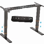 SANODESK EC4 höhenverstellbarer Schreibtisch Gestell mit 2 starken Motoren, 3-stufige tischgestell höhenverstellbar mit 4 Memory-Steuerung passt für alle gängigen Tischplatten