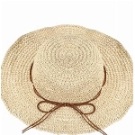 SATINIOR Sonnenhüte Faltbar Strohhut mit Breit Krempe Sommer Strandhut für Damen Mädchen, Beige, Einheitsgröße