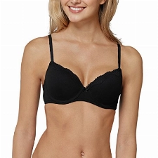 Schiesser Damen Bügel Schale BH, Schwarz (Schwarz 000), 85C