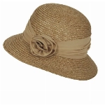 Seeberger Damen Damenstrohhut Sonnenhut, Beige (Sand 94), Medium (Herstellergröße: Orig)