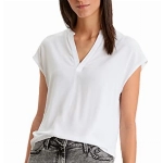 s.Oliver Damen 120.11.899.12.130.2112033 T Shirt, Weiß, M EU