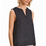 s.Oliver Damen Sleeveless Blouse Bluse rmellos, Navy, 46 EU