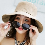 Sonnenhut Damen Sonnenmütze Breite Krempe Strandhut Faltbare Sommerhut Verstellbarer Hut Anti-UV Atmungsaktiv WanderHut Sonnenschutz Strohhut Outdoor für Reisen Urlaub Camping schwarz (beige)